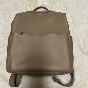 Full Size Mina Baie Vegan Stevie Backpack Diaper Bag - Sand